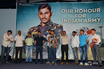 Army People Watching Naa Peru Surya Naa illu India Movie Photos